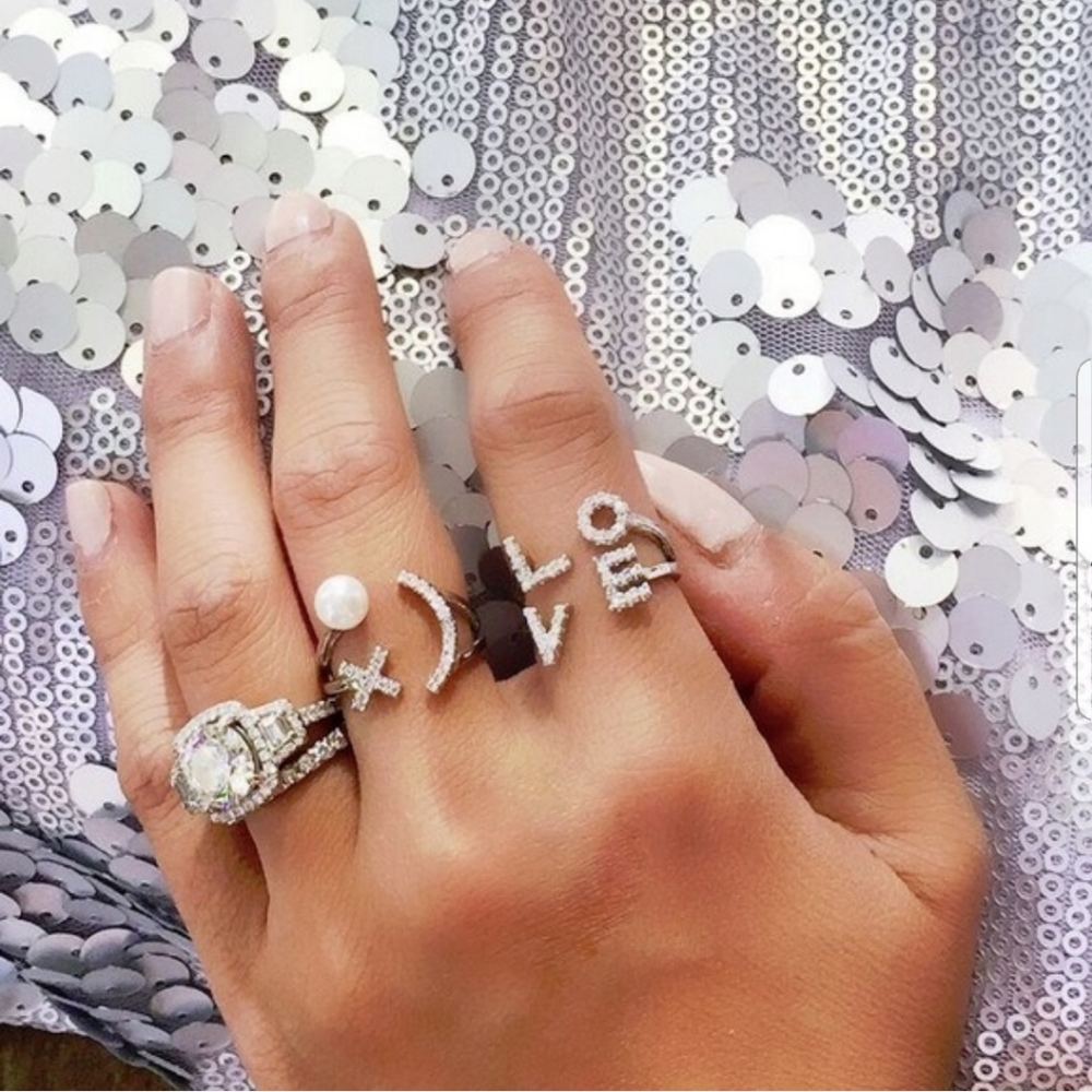 Pave Love Ring